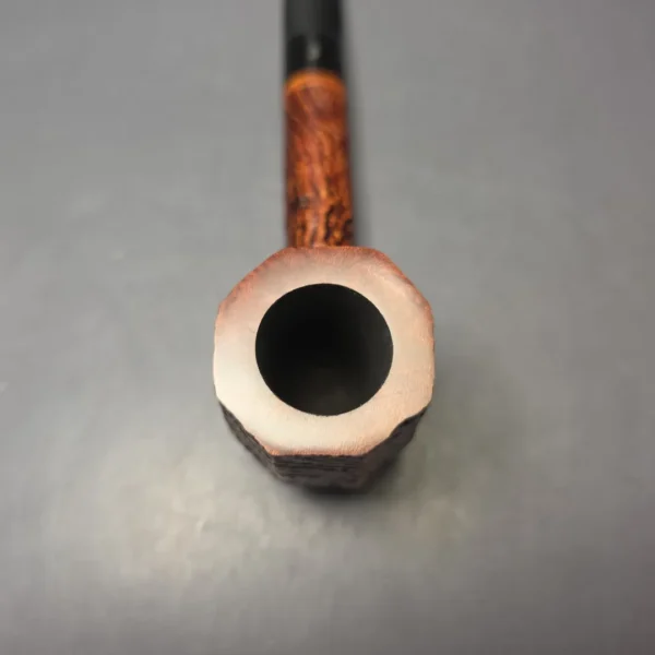 Ser Jacopo Maxima S2 Partially Sandblasted Panel Lovat Estate Briar Pipe, Unsmoked - Image 8