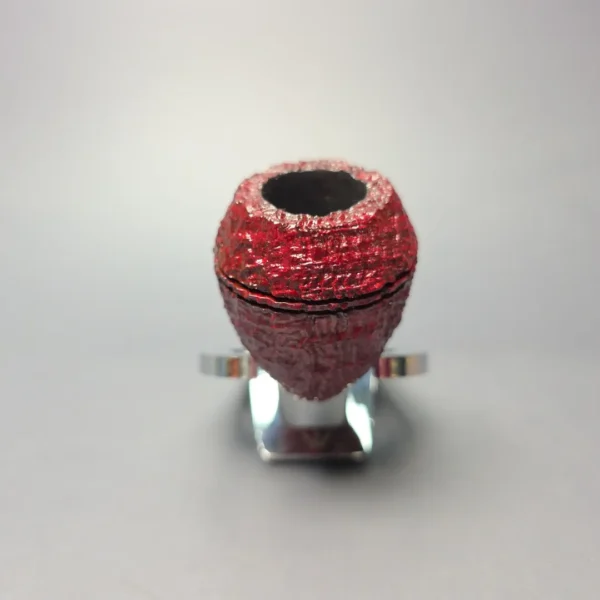 Ashton Brindle XX Sandblasted Bulldog Handmade Briar Pipe, New - Image 3