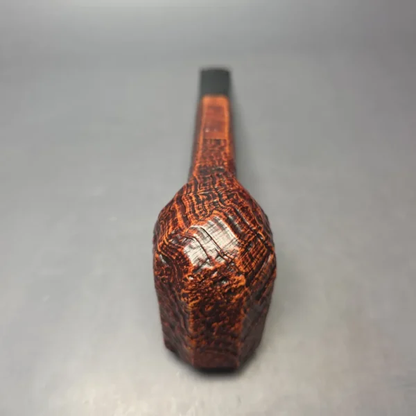 Ser Jacopo Maxima S2 Partially Sandblasted Panel Lovat Estate Briar Pipe, Unsmoked - Image 9