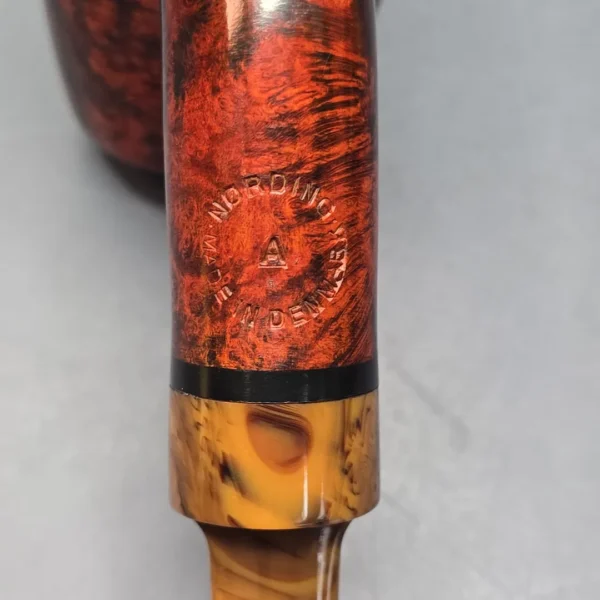 Nording Giant Classic A Smooth Bent Billiard Estate Briar Pipe, Unsmoked - Image 9