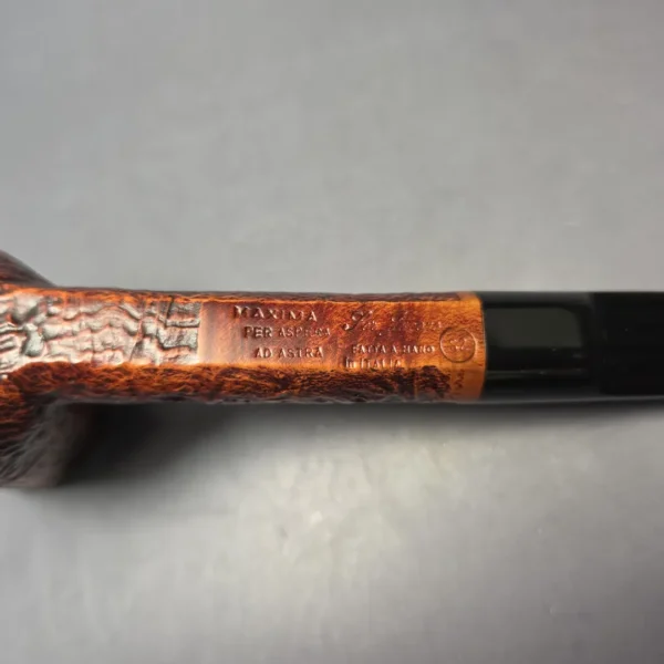 Ser Jacopo Maxima S2 Partially Sandblasted Panel Lovat Estate Briar Pipe, Unsmoked - Image 10