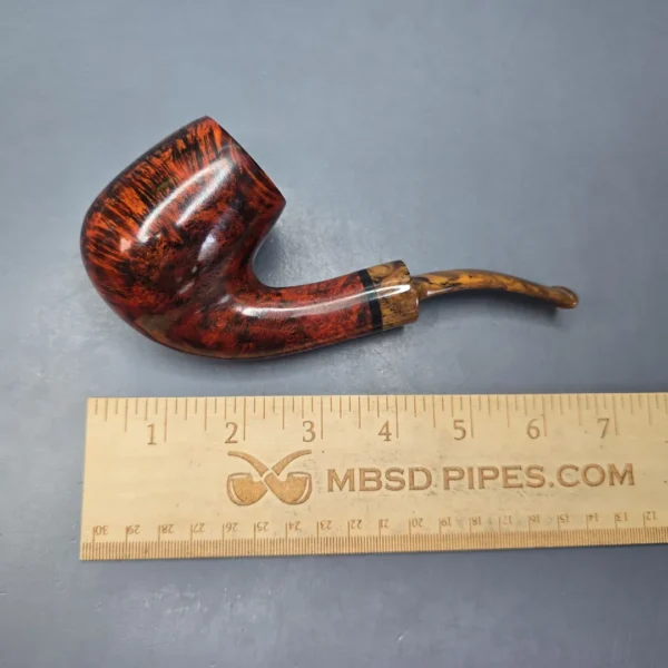 Nording Giant Classic A Smooth Bent Billiard Estate Briar Pipe, Unsmoked - Image 10