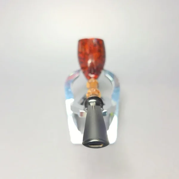 Emiliano Smooth Elf w/ Black Bamboo Handmade Briar Pipe, New - Image 5