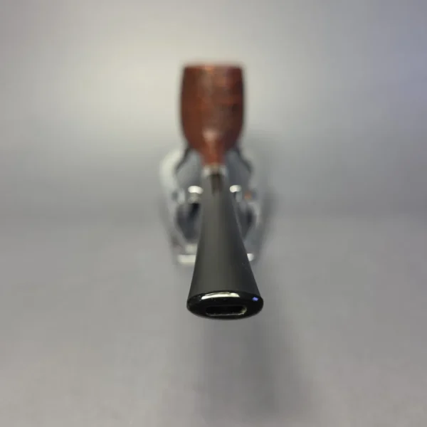 Bruno Nuttens Bing B1 Partially Sandblasted Billiard w/ Aluminum Briar Pipe, New - Image 5