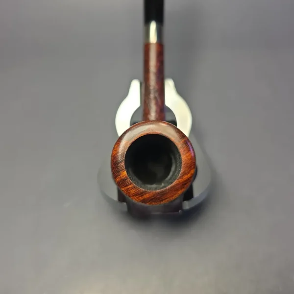 Bruno Nuttens Bing B1 Partially Sandblasted Billiard w/ Aluminum Briar Pipe, New - Image 7