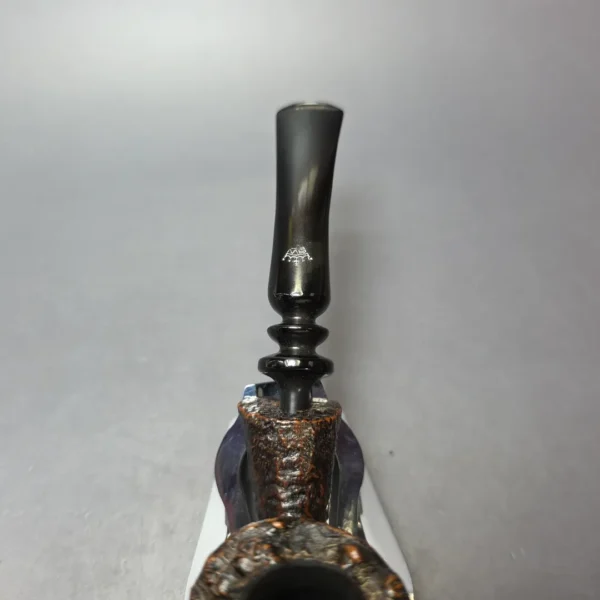 Ben Wade (Preben Holm) Danish Hand Model 100 Sandblasted Freehand Pickaxe Estate Briar Pipe, Danish Estates - Image 6