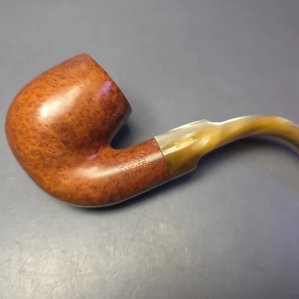 Savinelli Oscar Lucite 614 Smooth Oom Paul Estate Briar Pipe, Italian Estates - Image 7
