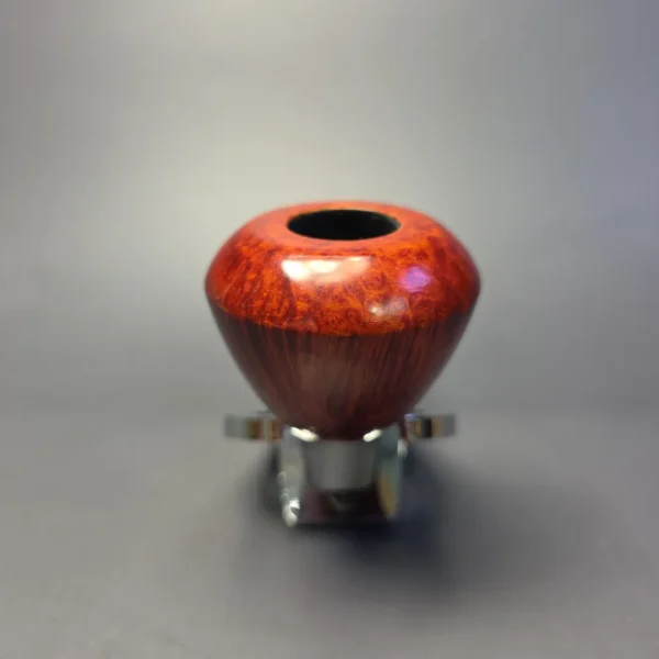 Sebastian Heck Partially Sandblasted Rhodesian w/ Ivorite Handmade Briar Pipe, New - Image 3