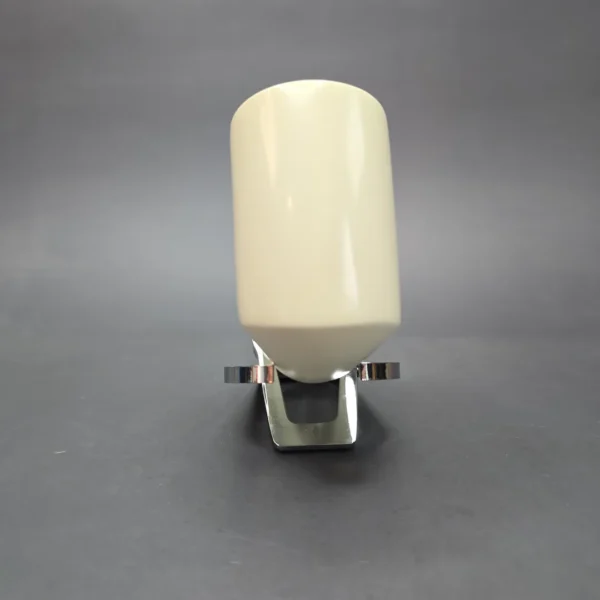 MBSD Meerschaum Silver Smooth Stack Reverse Calabash Block Meerschaum Pipe, New - Image 3