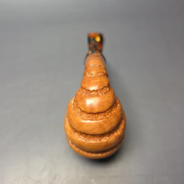 Ardor Spirale Fantasy Spiral Egg w/ Silver Estate Briar Pipe, Unsmoked - Image 8