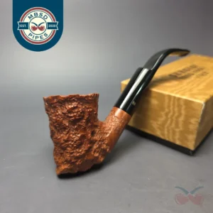 Sergio (Ascorti) Business KS Rusticated Dublin Estate Briar Pipe, Italian Estates