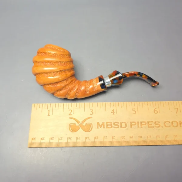 Ardor Spirale Fantasy Spiral Egg w/ Silver Estate Briar Pipe, Unsmoked - Image 10