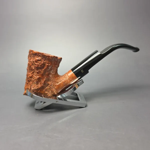 Sergio (Ascorti) Business KS Rusticated Dublin Estate Briar Pipe, Italian Estates - Image 3