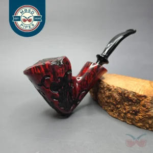 Nording Fantasy Partially Rusticated Freehand Estate Briar Pipe, Unsmoked