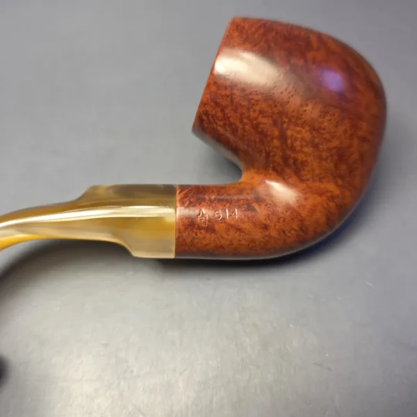 Savinelli Oscar Lucite 614 Smooth Oom Paul Estate Briar Pipe, Italian Estates - Image 8