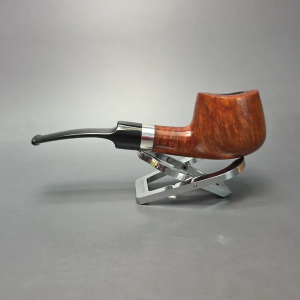 Stanwell Sterling 11 Smooth Pot w/ Silver Estate Briar Pipe, 9mm - Image 4