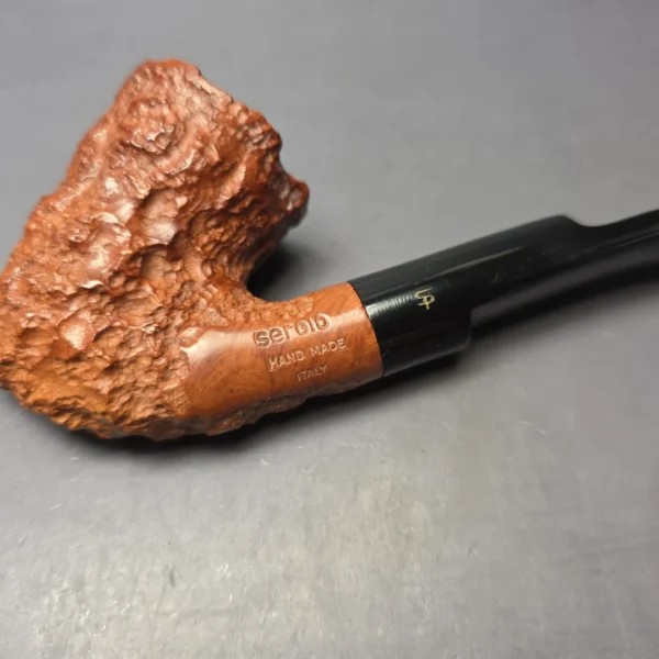 Sergio (Ascorti) Business KS Rusticated Dublin Estate Briar Pipe, Italian Estates - Image 8