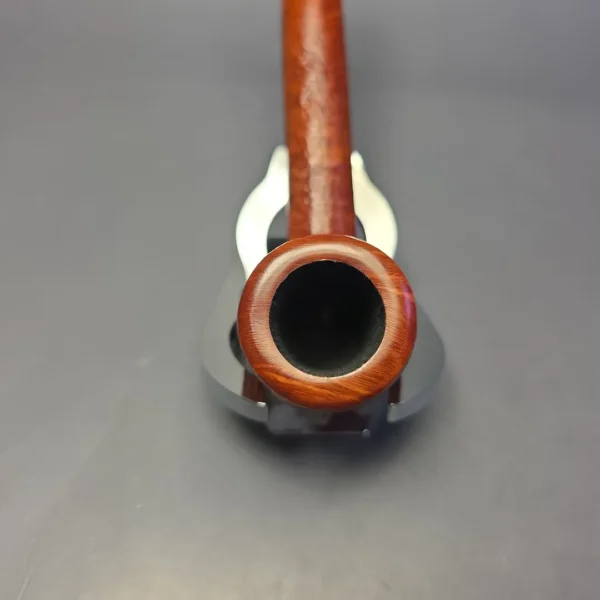 Bruno Nuttens Heritage H1 Partially Sandblasted Canadian w/ Ebonite Briar Pipe, New - Image 7