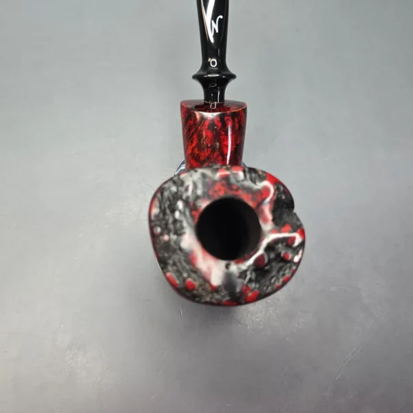 Nording Fantasy Partially Rusticated Freehand Estate Briar Pipe, Unsmoked - Image 6