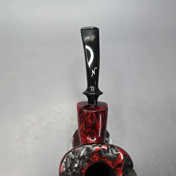 Nording Fantasy Partially Rusticated Freehand Estate Briar Pipe, Unsmoked - Image 7