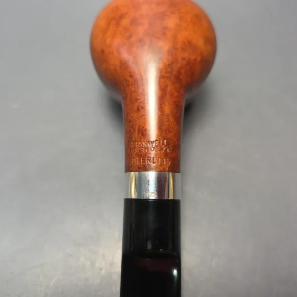 Stanwell Sterling 11 Smooth Pot w/ Silver Estate Briar Pipe, 9mm - Image 9