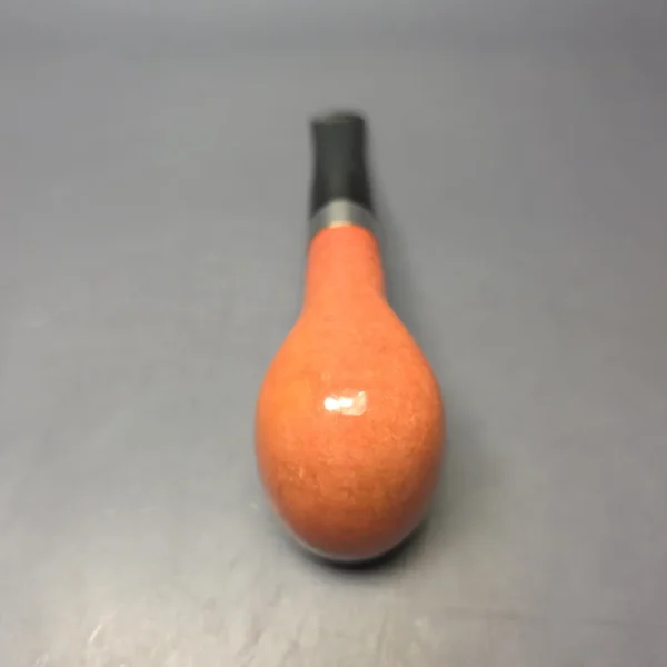 Barling Fumed Apple w/ Silver African Block Meerschaum Estate Pipe, English Estates - Image 10