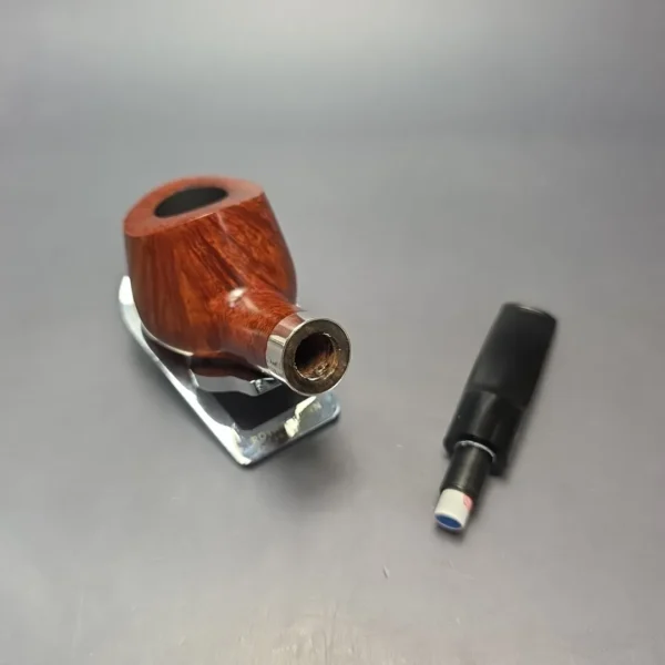 Stanwell Sterling 11 Smooth Pot w/ Silver Estate Briar Pipe, 9mm - Image 12
