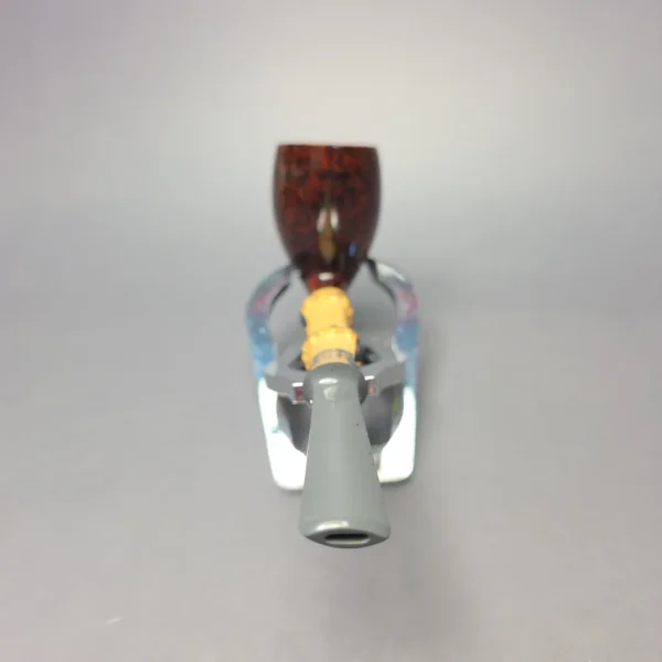 Emiliano Smooth Elf Sphinx w/ Bamboo & Fossilized Whale Spine Handmade Briar Pipe, New - Image 5