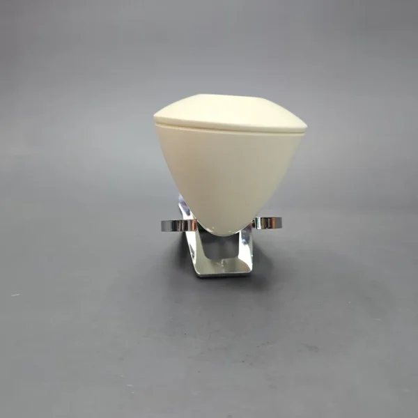 MBSD Meerschaum Silver Smooth Dublin Reverse Calabash Block Meerschaum Pipe, New - Image 4