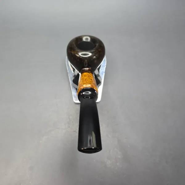 Sebastian Heck Smooth Fig w/ Masur Birch Handmade Briar Pipe, New - Image 5