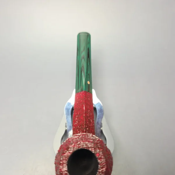 Ashton Brindle XX Sandblasted Bulldog Handmade Briar Pipe, New - Image 6