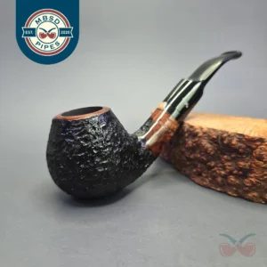 Nording Partially Rusticated Apple Estate Briar Pipe, Unsmoked