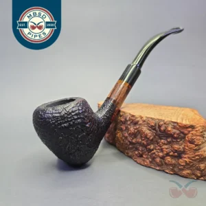 Stanwell (c.1980s) Zebrano 30 Sandblasted Peewit Estate Briar Pipe, Danish Estates