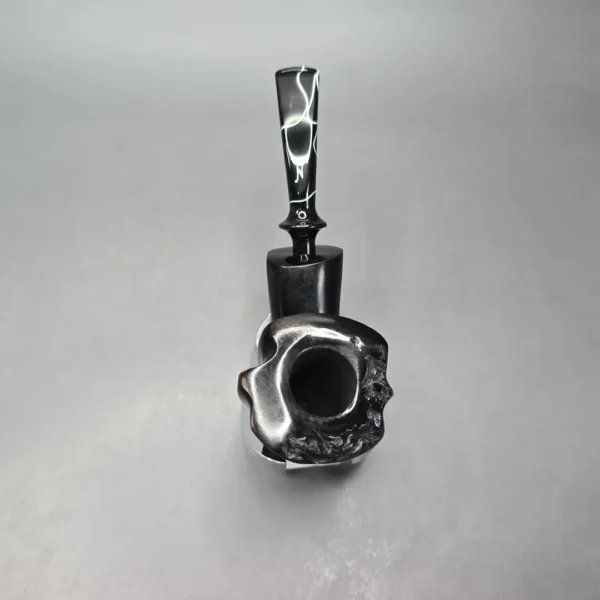 Nording Black Smooth Freehand Estate Briar Pipe, Unsmoked - Image 8