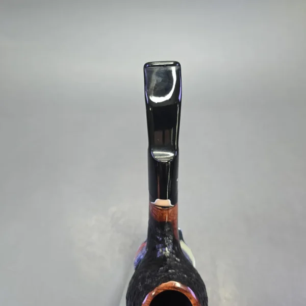 Nording Partially Rusticated Apple Estate Briar Pipe, Unsmoked - Image 7