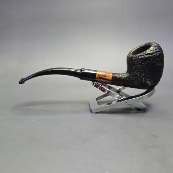 Stanwell (c.1980s) Zebrano 30 Sandblasted Peewit Estate Briar Pipe, Danish Estates - Image 4