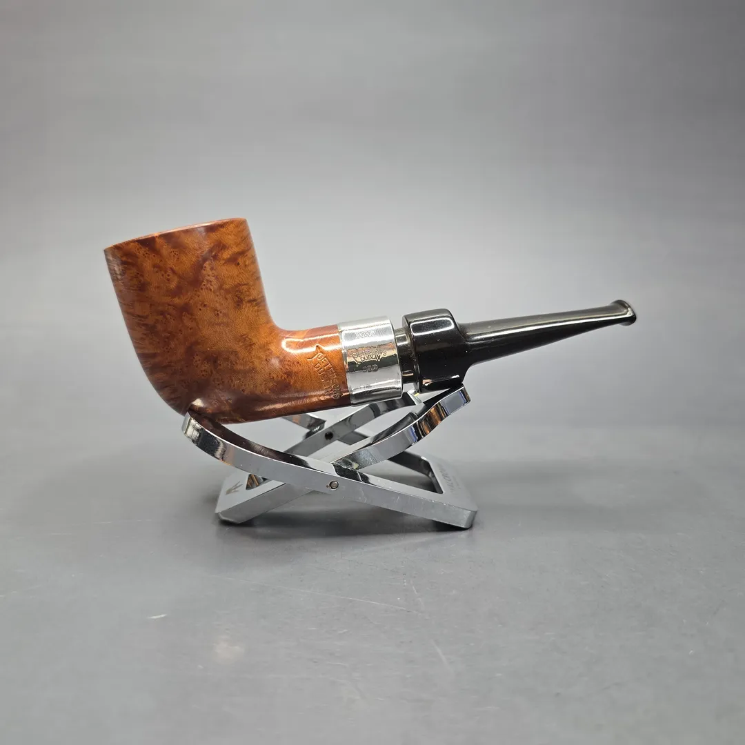 Peterson 1999 Antique Collection 1903 Smooth Dublin w/ Silver Estate Briar Pipe, Irish Estates - Image 2