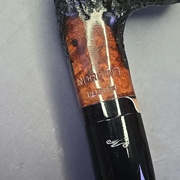 Nording Partially Rusticated Apple Estate Briar Pipe, Unsmoked - Image 10