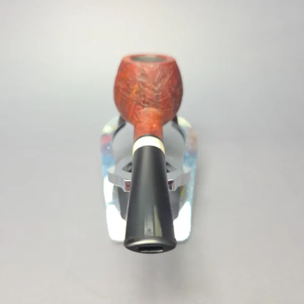 Emiliano Contrast Sandblasted Prince w/ Giraffe Bone Handmade Briar Pipe, New - Image 6