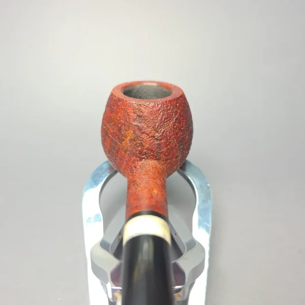 Emiliano Contrast Sandblasted Prince w/ Giraffe Bone Handmade Briar Pipe, New - Image 7
