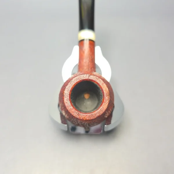 Emiliano Contrast Sandblasted Prince w/ Giraffe Bone Handmade Briar Pipe, New - Image 8