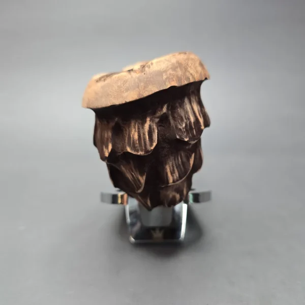 Nording Spruce Matte Partially Rusticated Freehand Estate Briar Pipe, Unsmoked - Image 3
