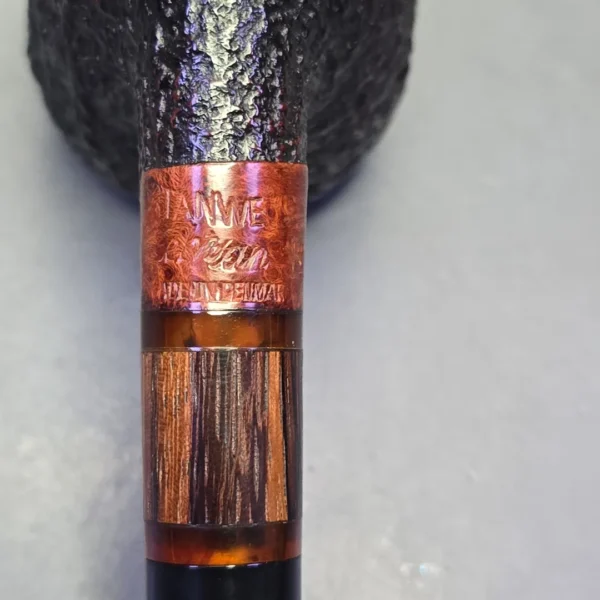 Stanwell (c.1980s) Zebrano 30 Sandblasted Peewit Estate Briar Pipe, Danish Estates - Image 10