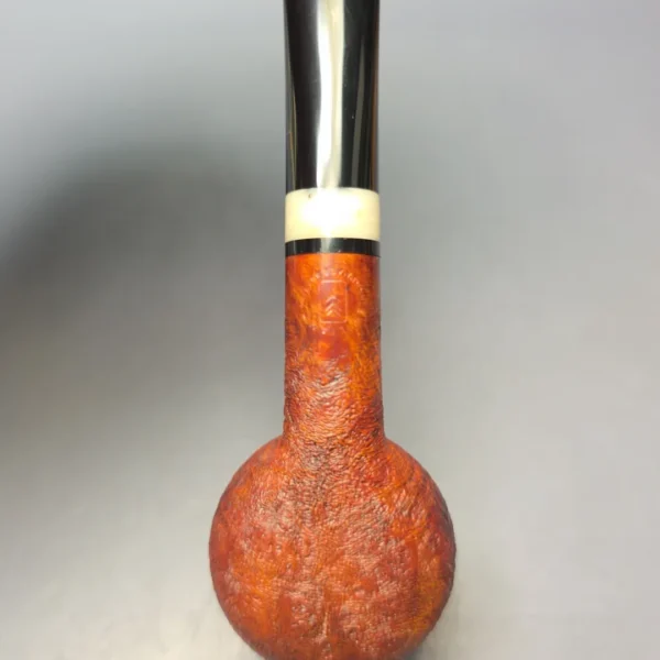 Emiliano Contrast Sandblasted Prince w/ Giraffe Bone Handmade Briar Pipe, New - Image 10