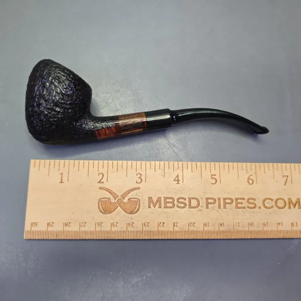 Stanwell (c.1980s) Zebrano 30 Sandblasted Peewit Estate Briar Pipe, Danish Estates - Image 11