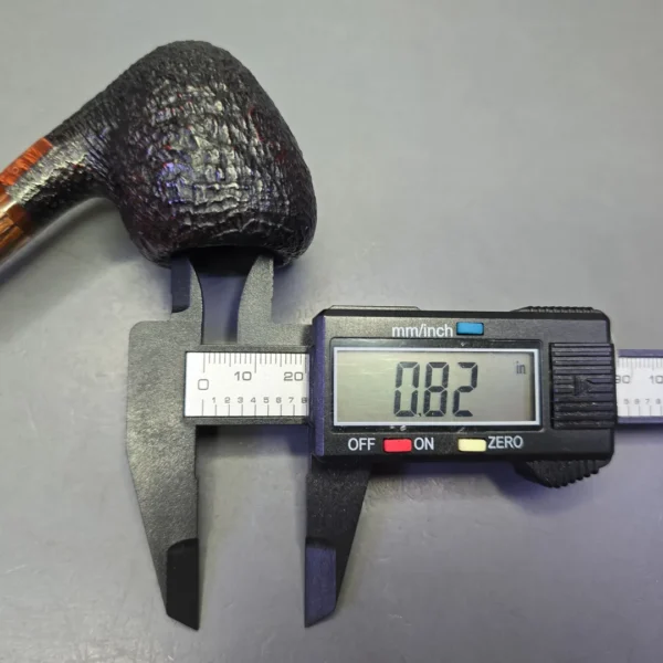 Stanwell (c.1980s) Zebrano 30 Sandblasted Peewit Estate Briar Pipe, Danish Estates - Image 12