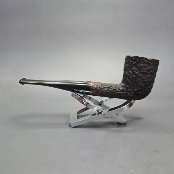 James Upshall Bark Group 5 Rusticated Dublin Estate Briar Pipe, Unsmoked - Image 4