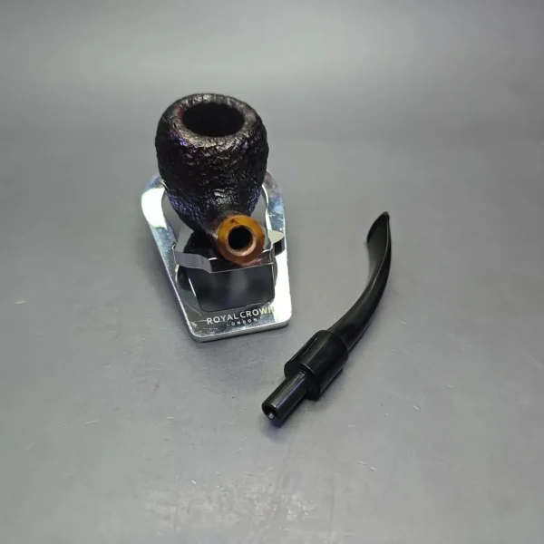 Stanwell (c.1980s) Zebrano 30 Sandblasted Peewit Estate Briar Pipe, Danish Estates - Image 13