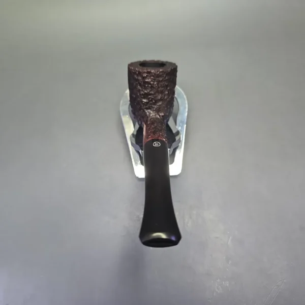 James Upshall Bark Group 5 Rusticated Dublin Estate Briar Pipe, Unsmoked - Image 5