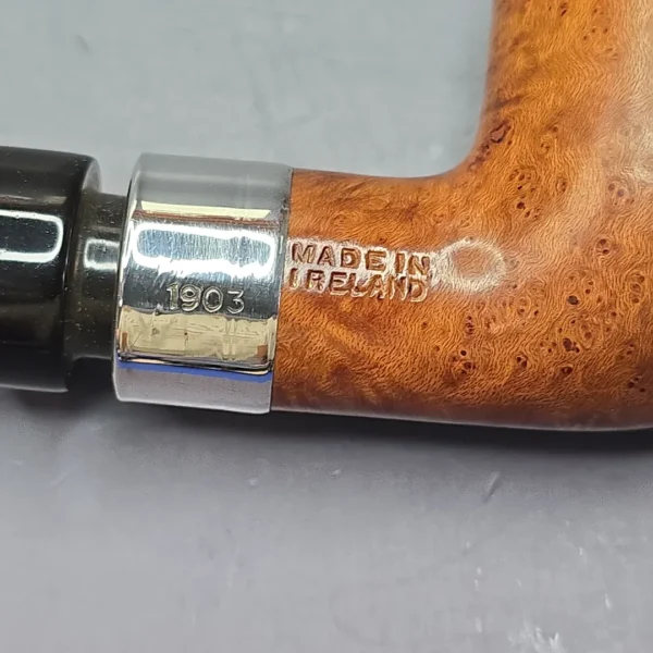 Peterson 1999 Antique Collection 1903 Smooth Dublin w/ Silver Estate Briar Pipe, Irish Estates - Image 11